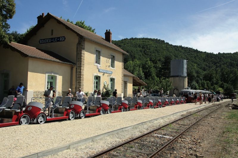 Velo sur rail chemin de fer hot sale